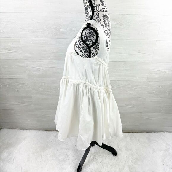 AJE Casabianca Braided Asymmetrical Cotton Minidress - Picture 11 of 14